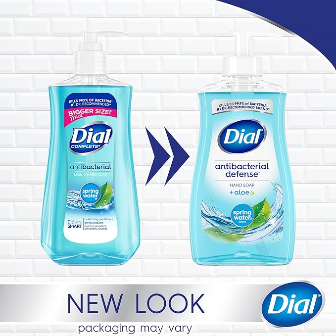 Dial Antibacterial Liquid Hand Soap, Spring