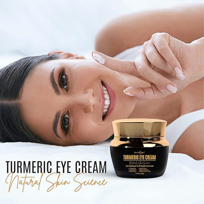 Instant Eyelift & Hydrating Eye Cream Set – Lightweight Formula with Vitamin C & Turmeric for a Refreshed Under-Eye Look
