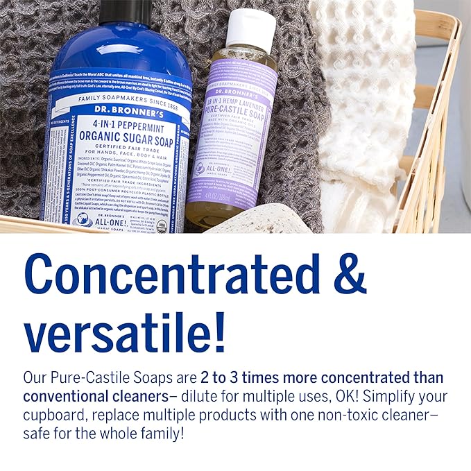 Dr. Bronner's - Pure-Castile Liquid Soap,