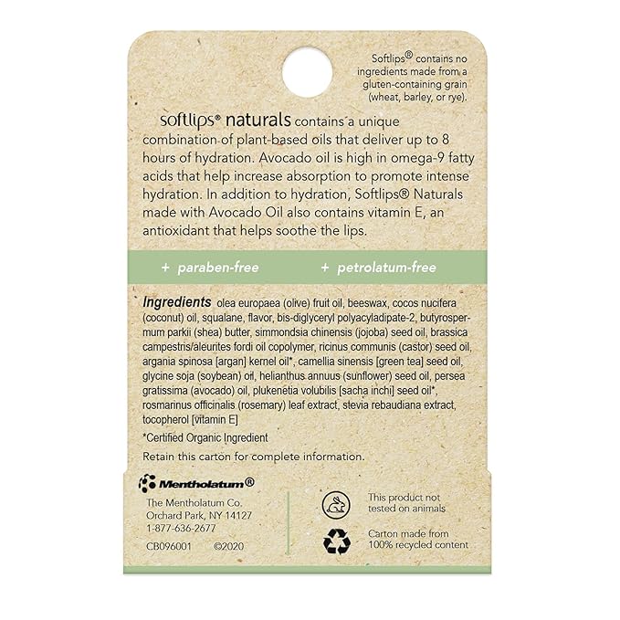 Softlips Natural with Avocado Oil Lip