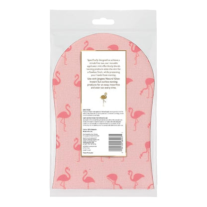 Jergens Natural Glow Body Applicator Mitt, Flawless, Streak-free Tanning Blender Glove, Reusable Tanning Mitt Protects Hands, Deep