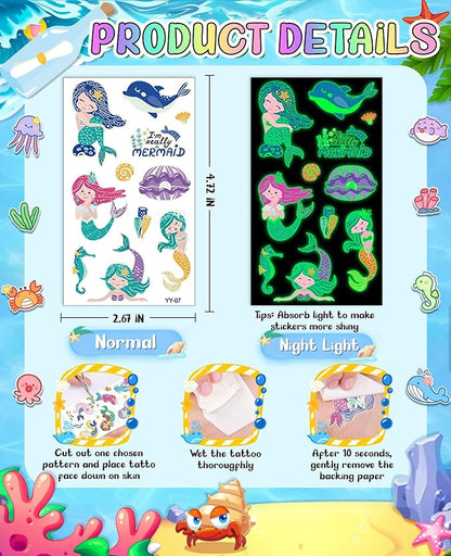 Mermaid Birthday Decorations Party Favors Girls Toys Age Year Old