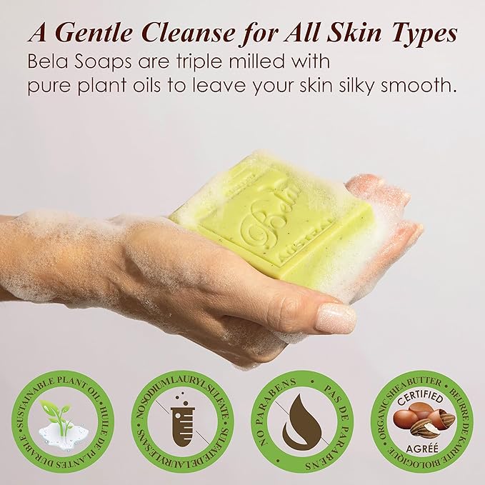 BELA - Triple Milled Pure Natural 3.3 oz