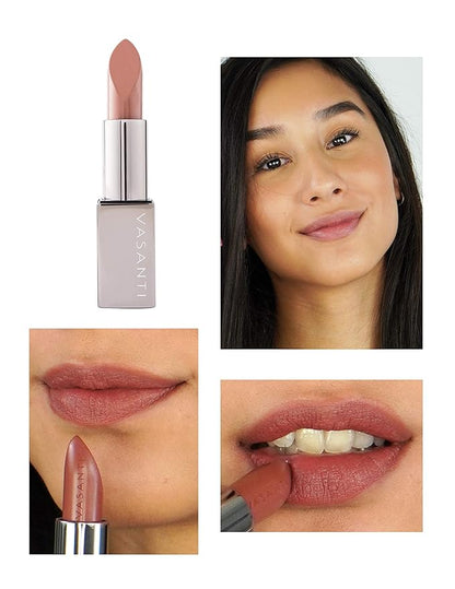 VASANTI My Time Lipstick (Me Time) - Long-Lasting Lipstick