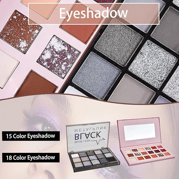 All In One Makeup Kit, Travel Makeup Kit,
