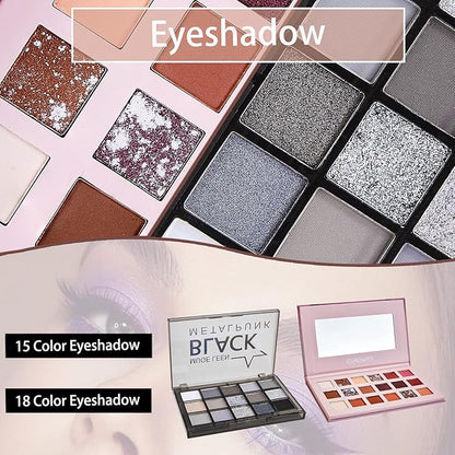 All In One Makeup Kit, Travel Makeup Kit,