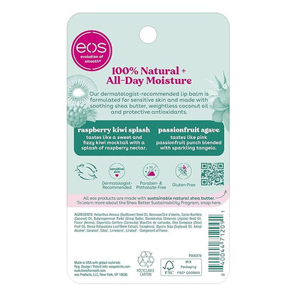 eos 100% Natural Lip Balm, Raspberry
