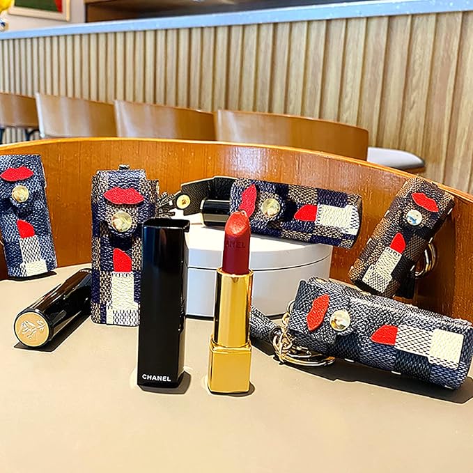 Lip Balm Holder Keychain for Women