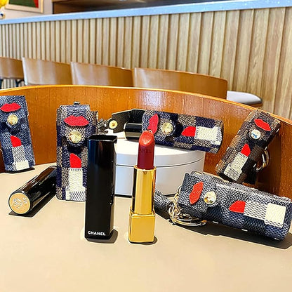 Lip Balm Holder Keychain for Women