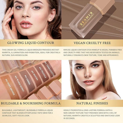 KIMUSE Soft Liquid Contour Stick, Glow Liquid Cream