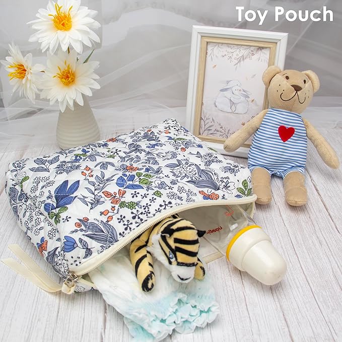 Pazimiik cotton makeup bag for