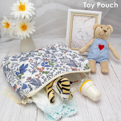 Pazimiik cotton makeup bag for