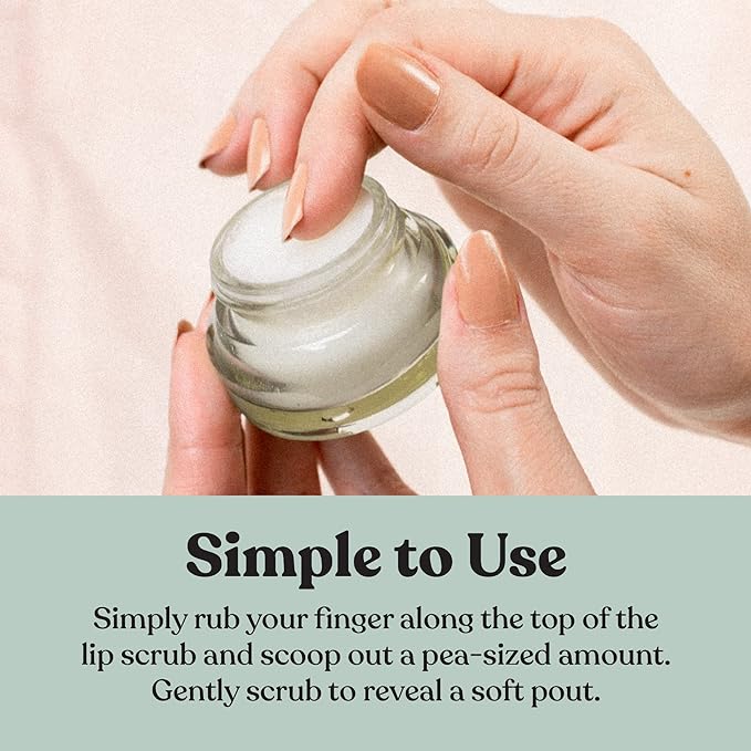 Poppy & Pout Natural Lip Scrub,
