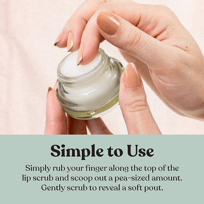 Poppy & Pout Natural Lip Scrub,