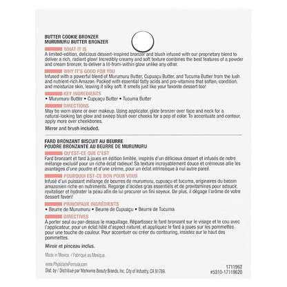 Physicians Formula Murumuru Butter Bronzer Face Makeup, Cheat
