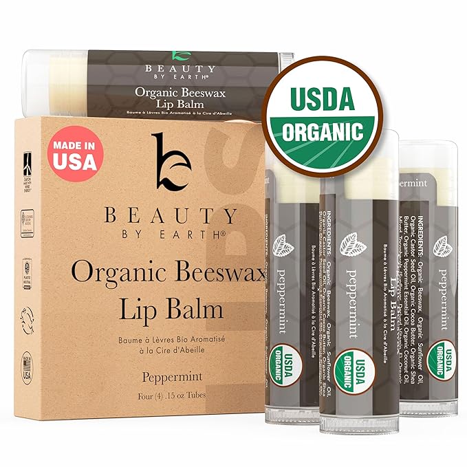 Organic Lip Balm Peppermint - 4