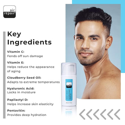 Face Serum for Skin Care - 72-Hour Facial Hydrating Serum with Vitamin C, Hyaluronic Acid, Vitamin E, Pentavitin, & More - Beauty Serum for Face & Neck - Facial Skin Care Products by Air Repair