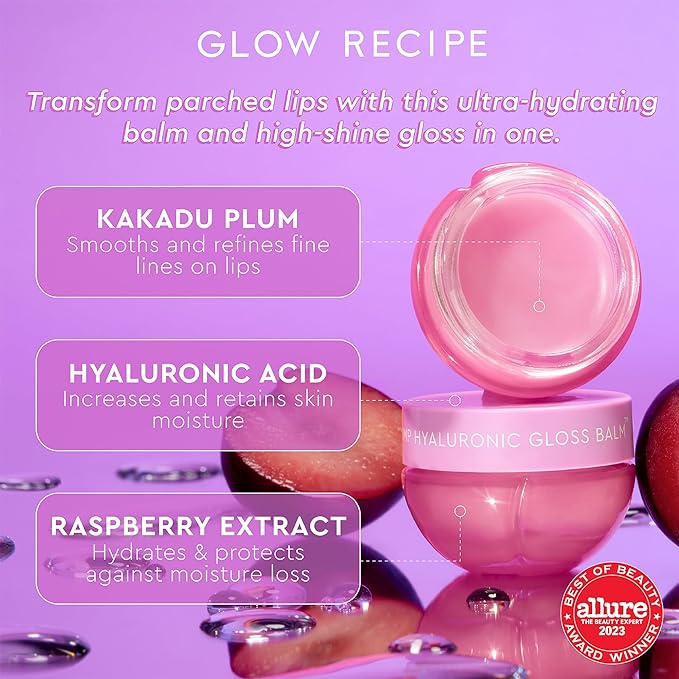 Glow Recipe Plum Plump Hyaluronic Acid Lip Balm Glow