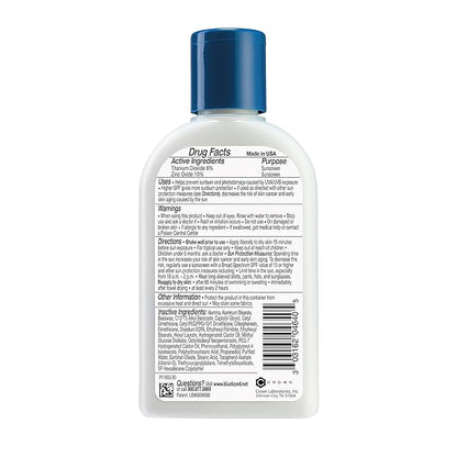 Blue Lizard Sensitive Mineral Sunscreen Lotion Bundle, SPF 50+, 3 oz Tube and 5 oz Bottle