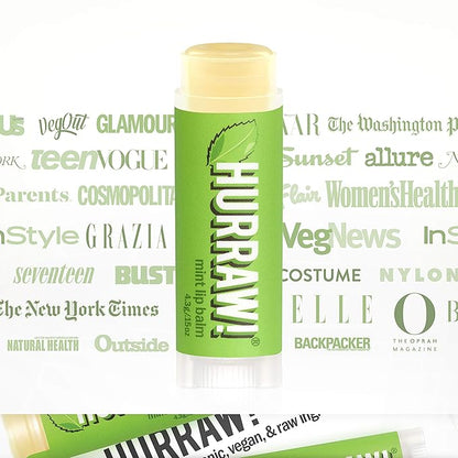 Hurraw! Mint Lip Balm: Organic, Certified