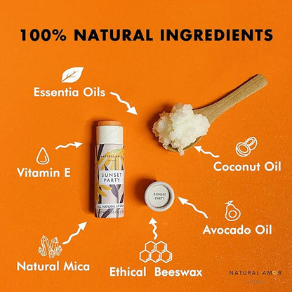 Natural Amor All Natural Lip Balm 0.3oz