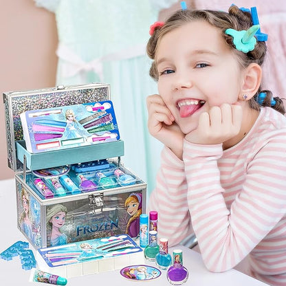 Disney Frozen Train Case Girls Beauty Set, Kids