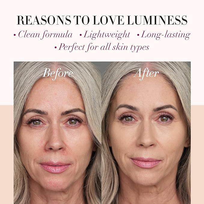LUMINESS Airbrush Spray Silk Foundation Starter Kit - & Moisturizes