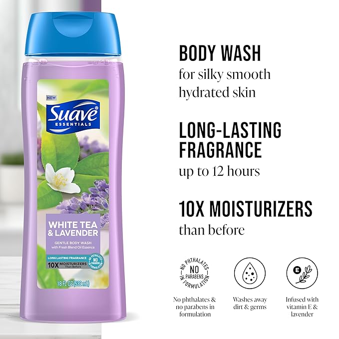 Suave Body Wash 2-Pack & Lotion