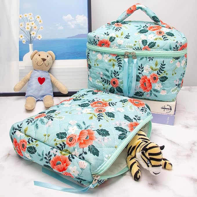 Pazimiik cotton makeup bag for