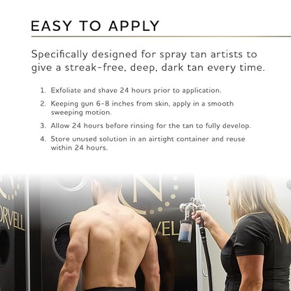 Norvell Premium Professional Sunless Tanning Spray Tan Solution - Competition Tan, 8 fl.oz.