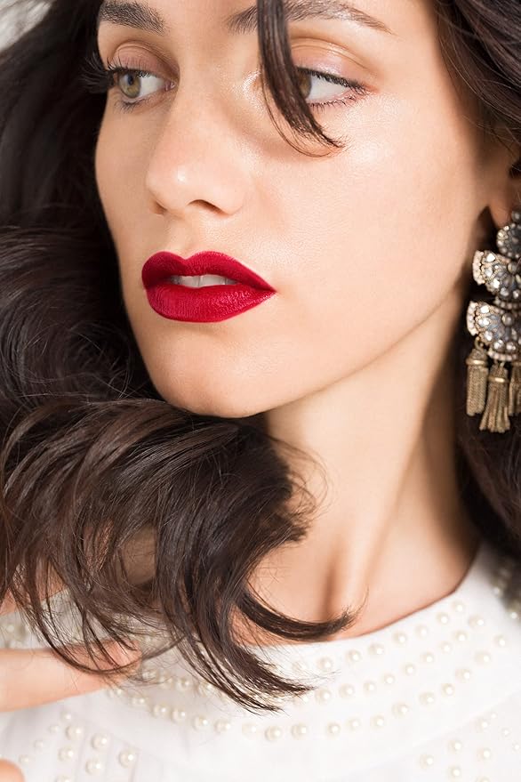 Red Lipstick for all Skintones | Clean Moisturizing Natural Lipstick | Cruelty Free & Paraben Free | Made with Manuka Honey | Paris at 7PM