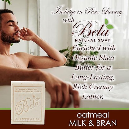 Bela, Oatmeal, Milk & Bran, Natural 93g