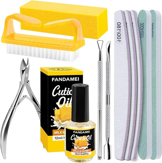 FANDAMEI Nail Buffer and File,