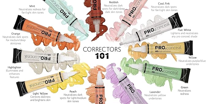 L.A. Girl Pro Conceal HD Concealer, Almond, 0.28 0.28 Ounce