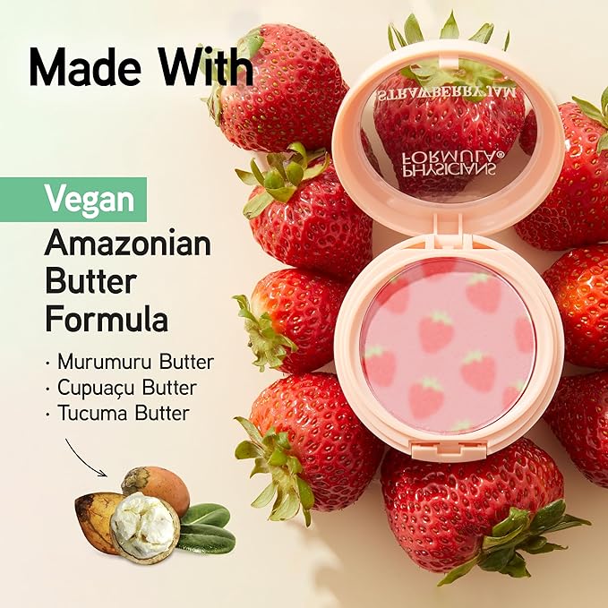 Physicians Formula Murumuru Strawberry Jam Blush Strawberry, Shimmery