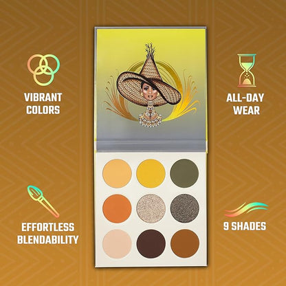 Juvia's Place Palette The Nomad - Marigold, Shimmering