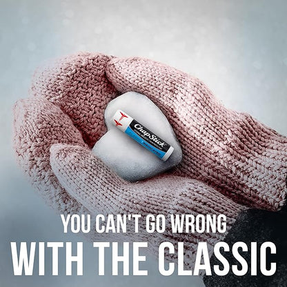 ChapStick Classic Medicated Lip Balm Tubes,