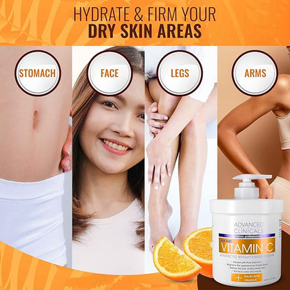 Advanced Clinicals Vitamin C Face & Moisturizing