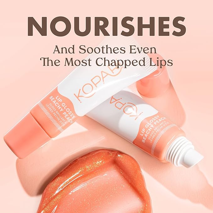 Kopari Beach Peach Lip Glossy 1