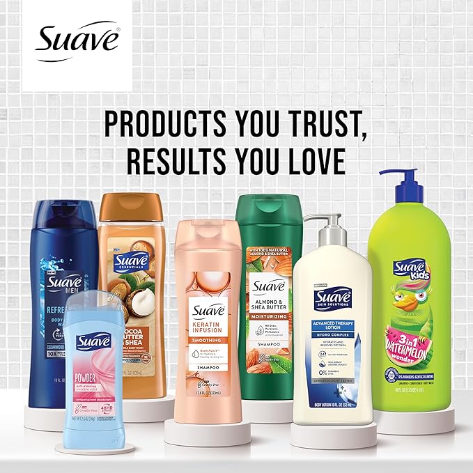 Suave Body Wash 2-Pack & Lotion