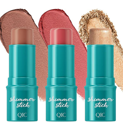 3Pcs Cream Contour Sticks Kit, Face Contouring Pen Finish (06)