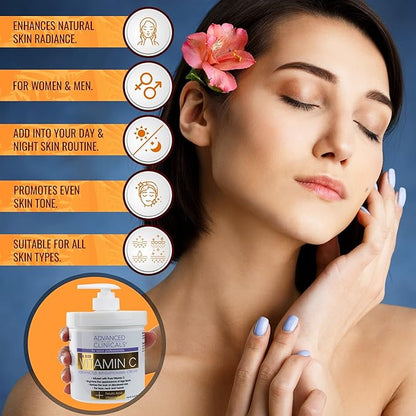Advanced Clinicals Vitamin C Face & Moisturizing
