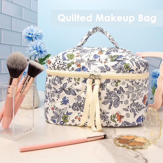 Pazimiik cotton makeup bag for