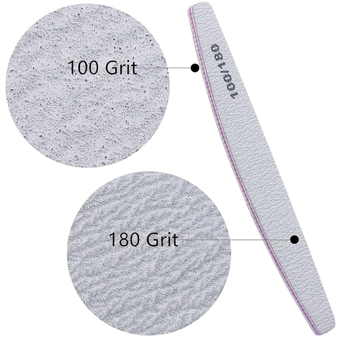 Btyms 50 pcs nail files
