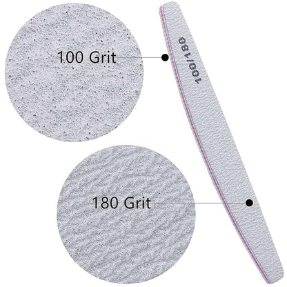 Btyms 50 pcs nail files
