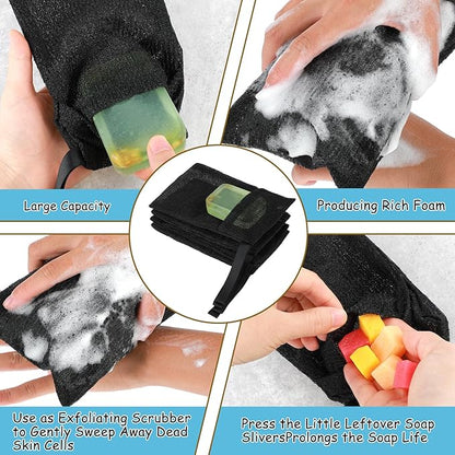 4pcs Soap Saver Bag,Soap Pouch,Soap Bags
