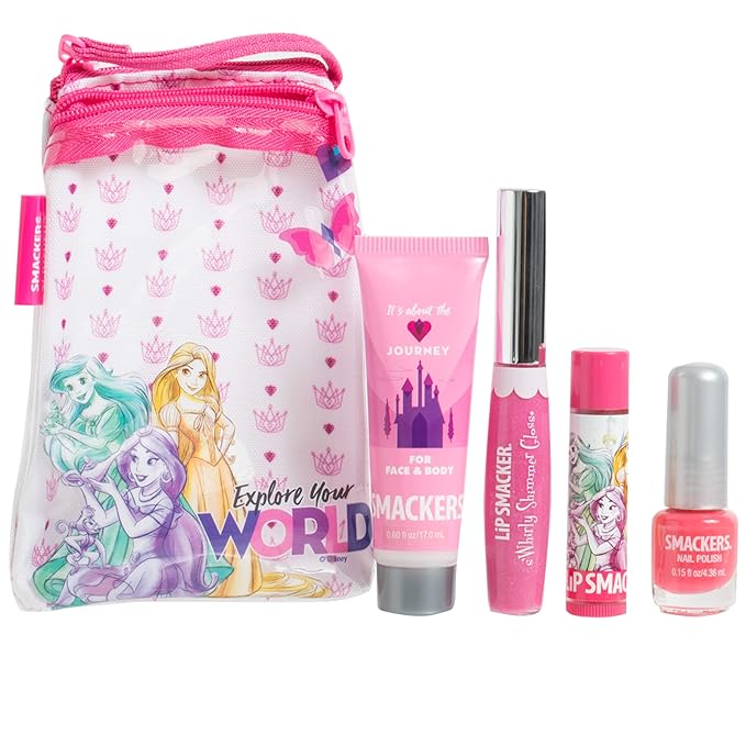 Lip Smacker Princess Glam Bag Makeup Set, Lip
