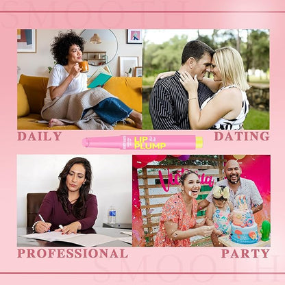 Lip Gloss Stick, Moisturizing Jelly Solid Glow-Pink