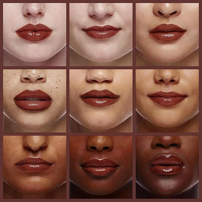 MAEPEOR Hydrating Lip Glow Oil 10 Colors Moisturizing Lip Oil Gloss Non-sticky Transparent Lip Gloss Long Lasting Nourishing Tinted Lip Balm with Big Brush Head (IColors 16)