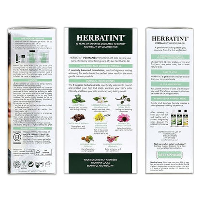 Herbatint Permanent Haircolor Gel, 6D